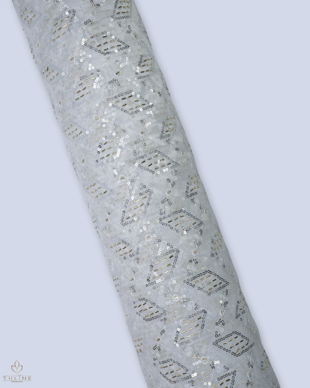 Net Fabric - Silver Mist - Product Code 10210