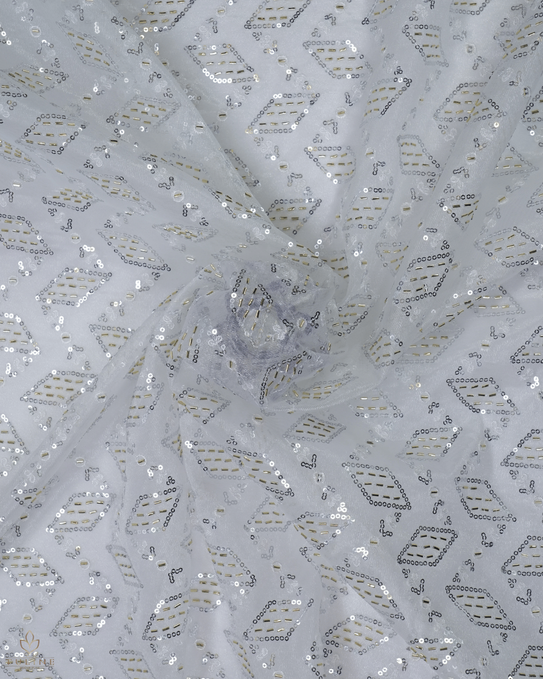 Net Fabric - Silver Mist - Product Code 10210