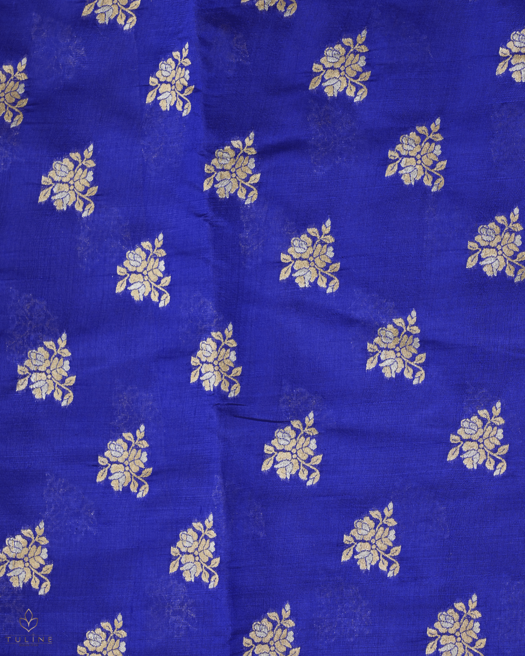 Banarasi Fabric - Royal Blue - Product Code 10247