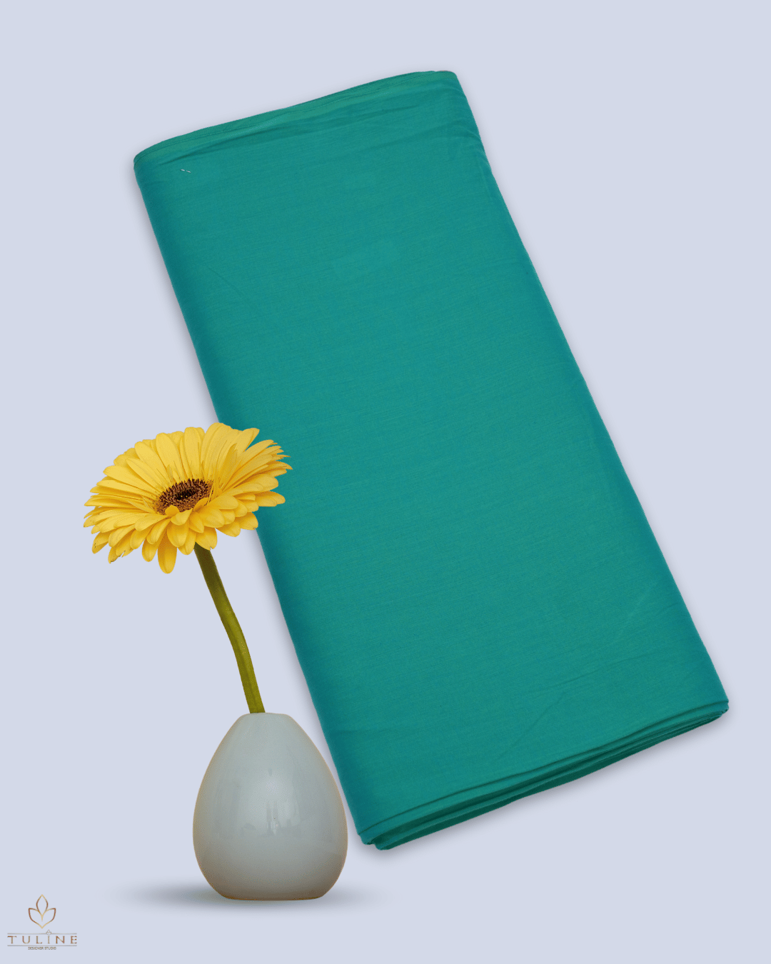 Mulmul Cotton - Emarald Green - Product Code 10157
