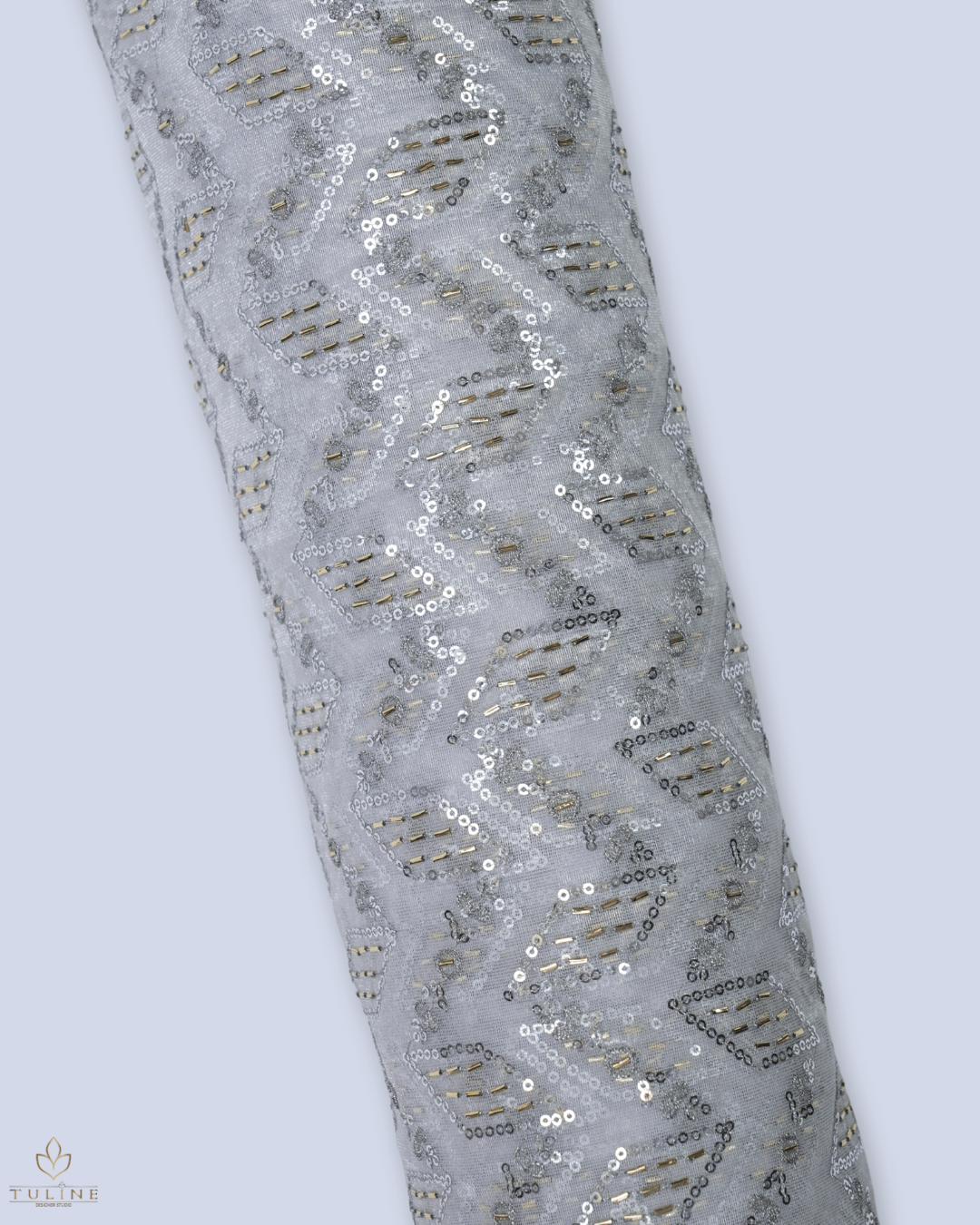 Net Fabric - Silver - Product Code 10215