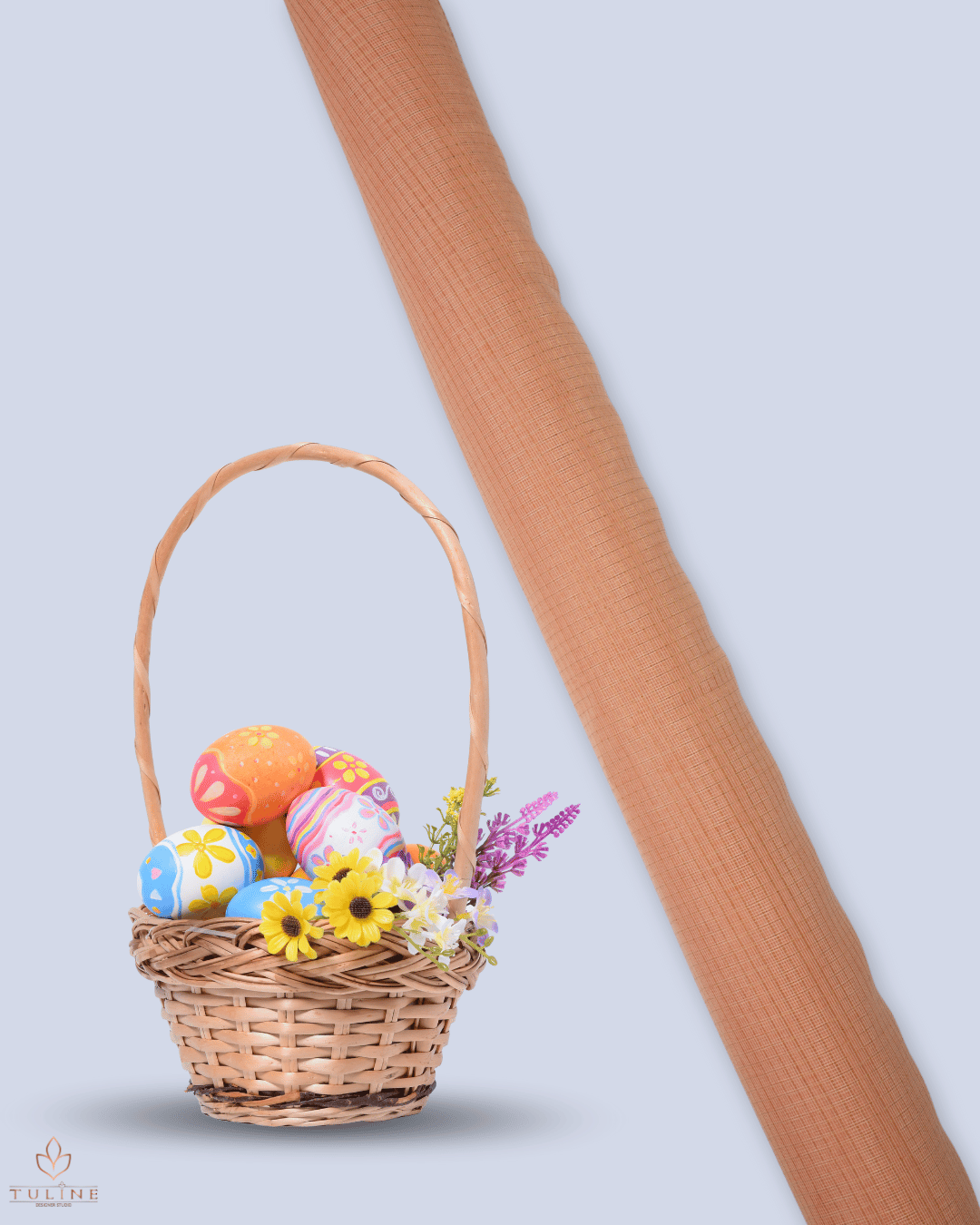 Net Cotta Fabrics - Copper Brown - Product Code 10252