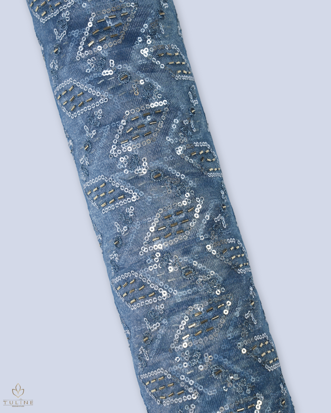 Net Fabric - Cool Mist Blue - Product Code 10218