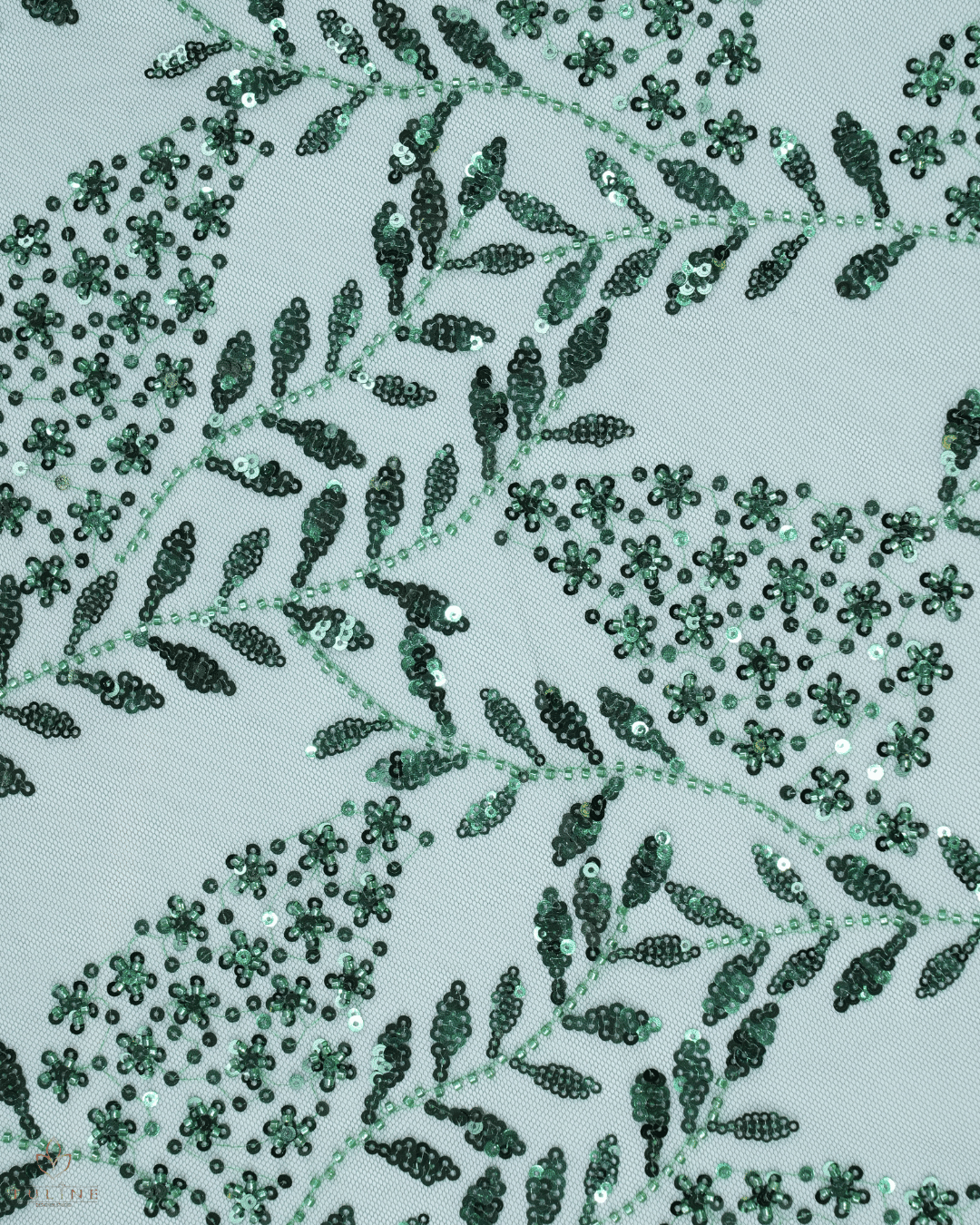 Heavy Net Fabric - Forest Green - Product Code 10379