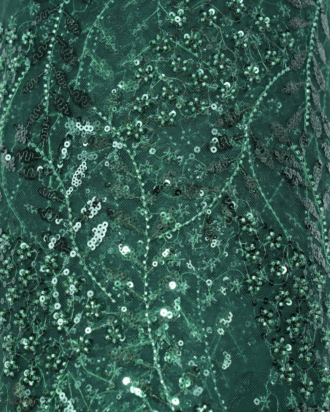 Heavy Net Fabric - Forest Green - Product Code 10379