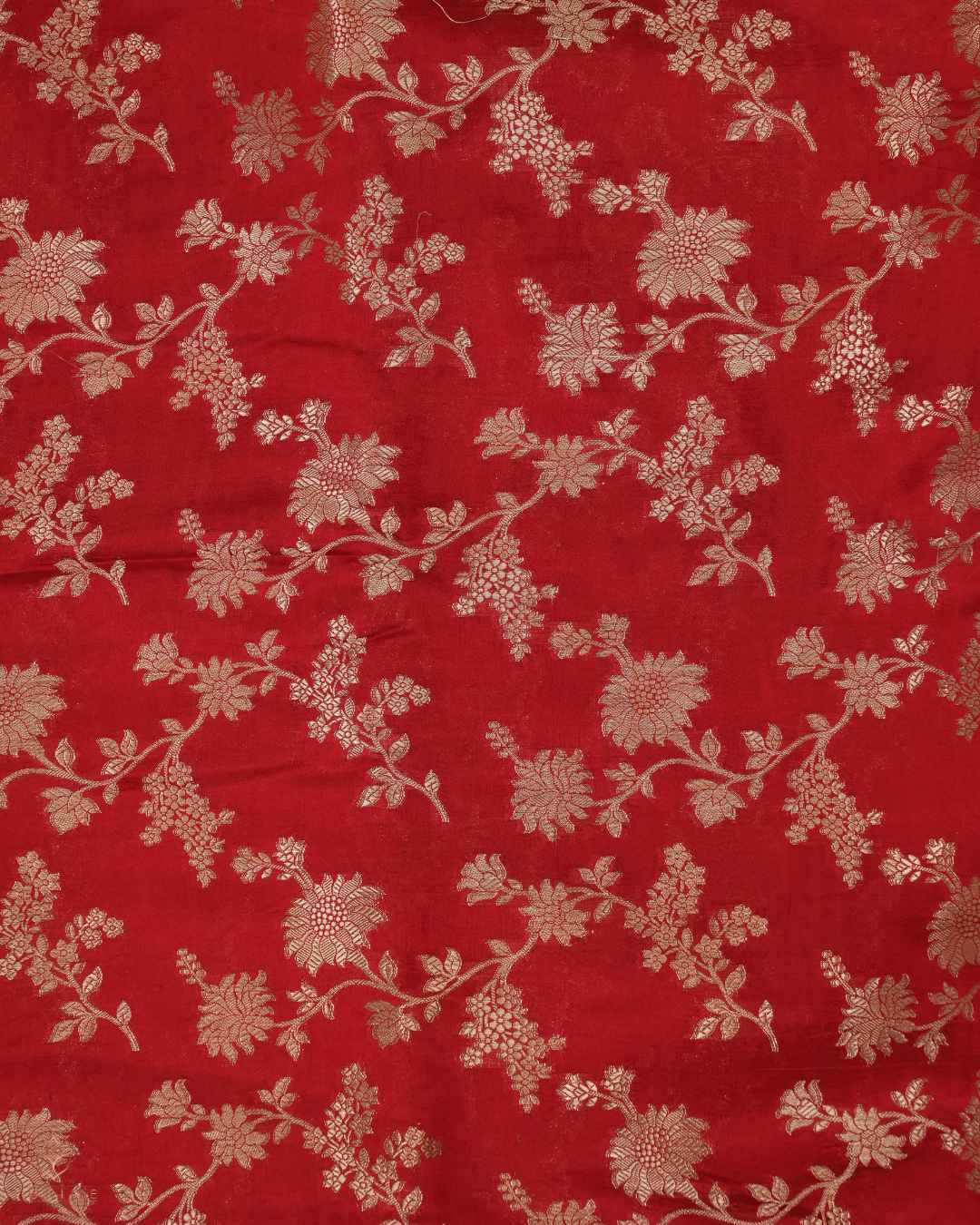 Pure Silk Fabric - Deep red - Product Code 10224