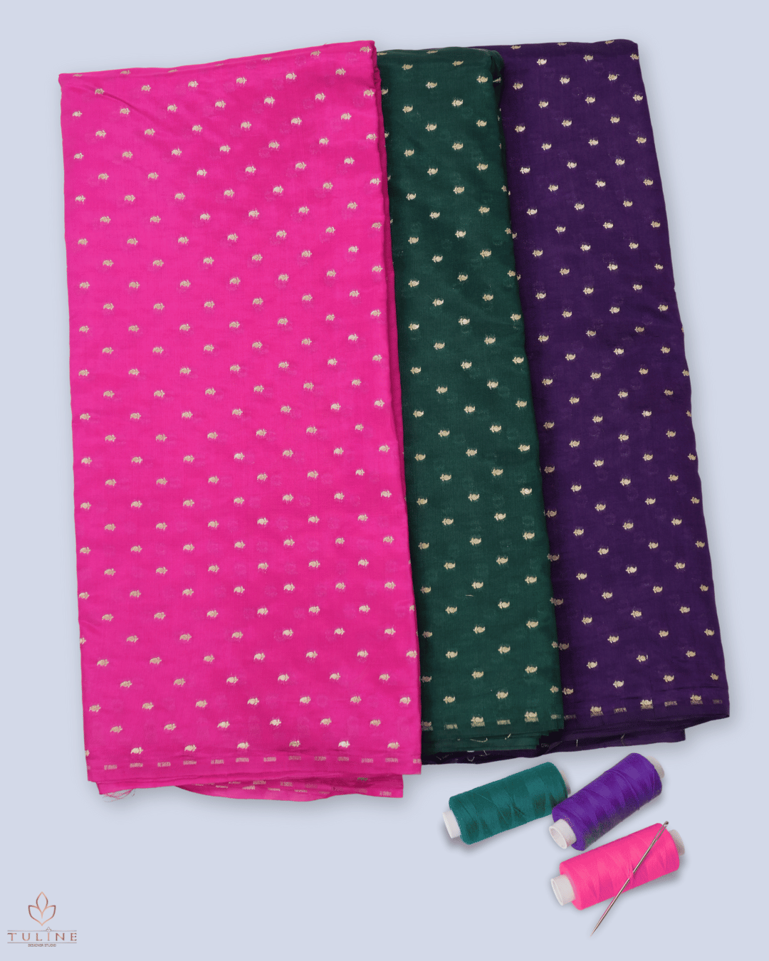 Pure Silk Fabric - Deep Red - Product Code 10227