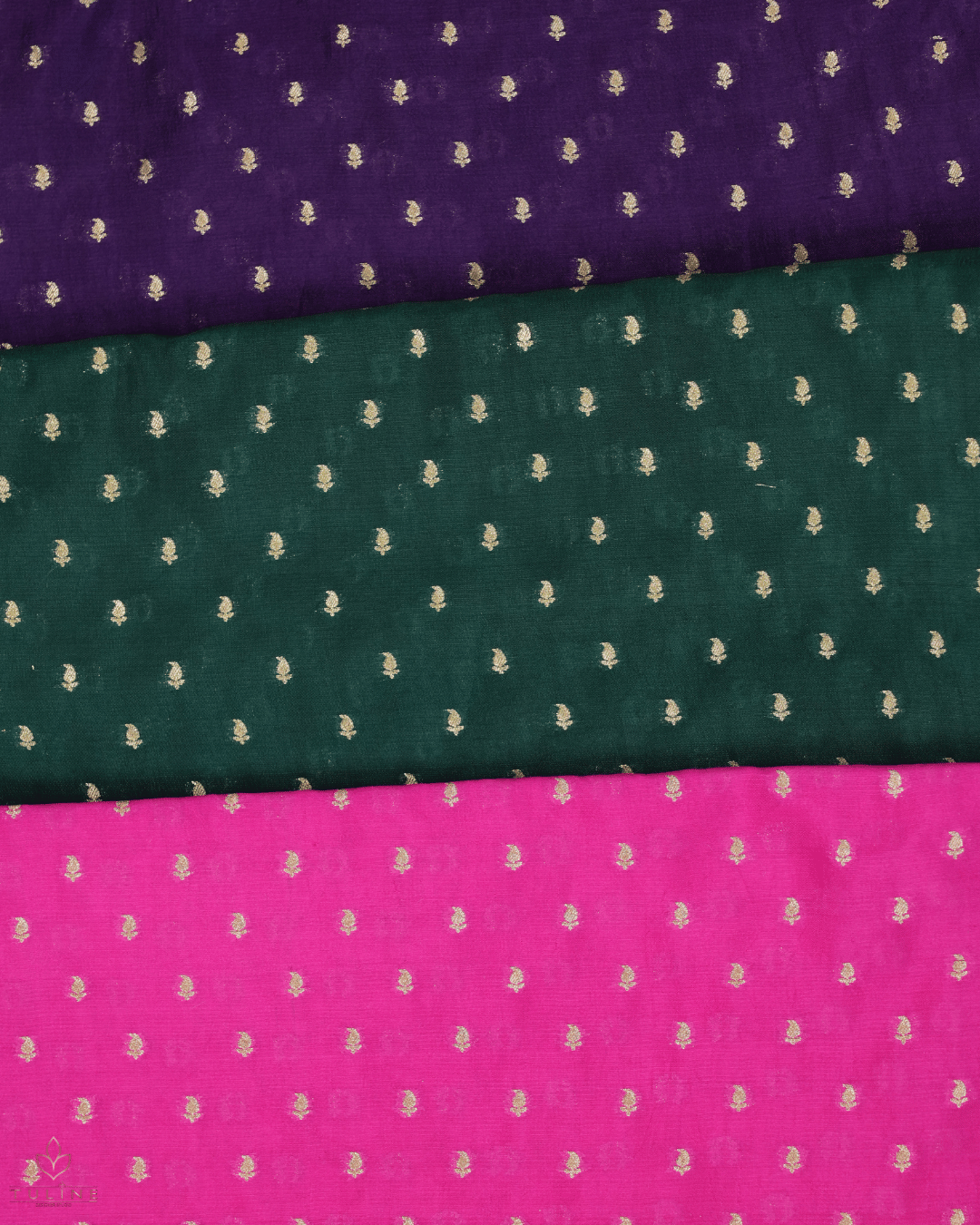 Pure Silk Fabric - Deep Red - Product Code 10227