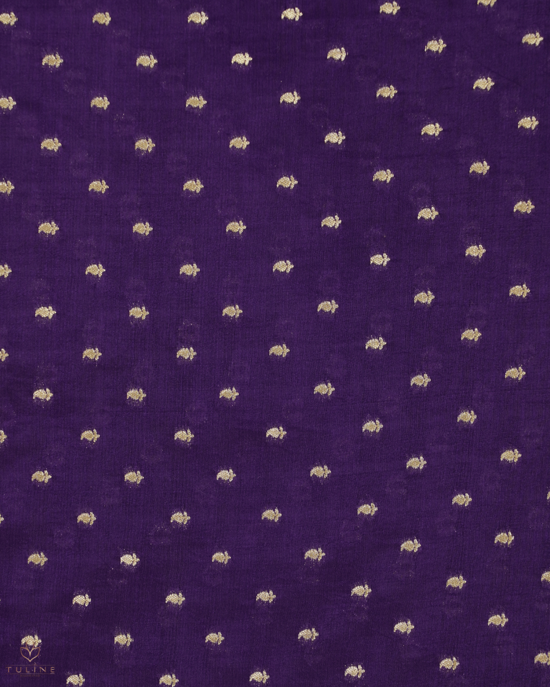 Pure Silk Fabric - Dark Purple - Product Code 10229