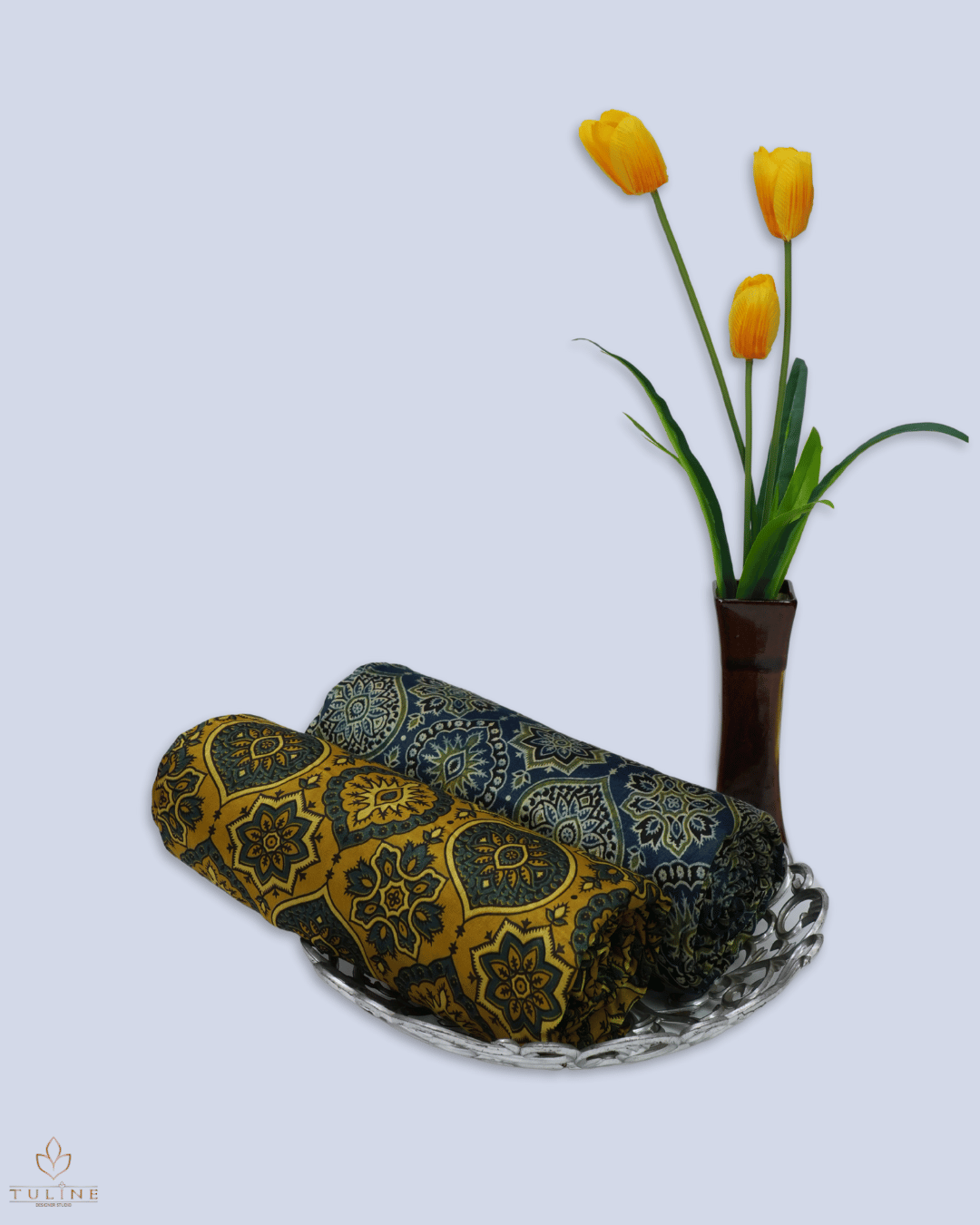 Semi Modal Fabric - Mustard Gold - Product Code 10090