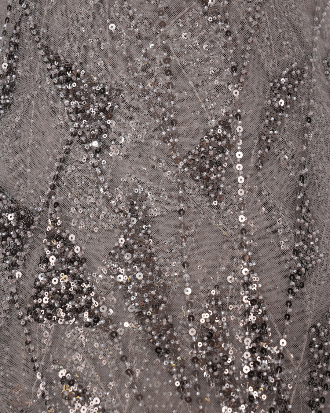 Heavy Net Fabric - Mushroom Grey - Product Code 10383