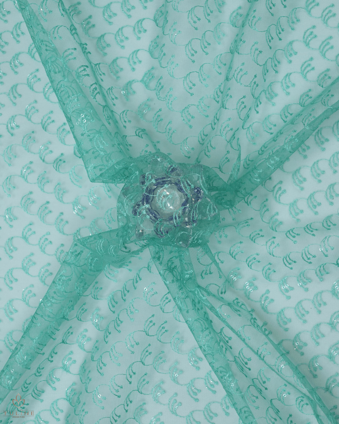 Net Material - Light teal green - Product Code 10230