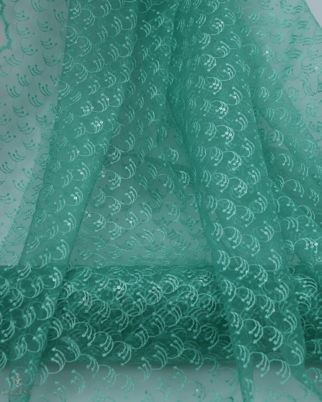 Net Material - Light teal green - Product Code 10230