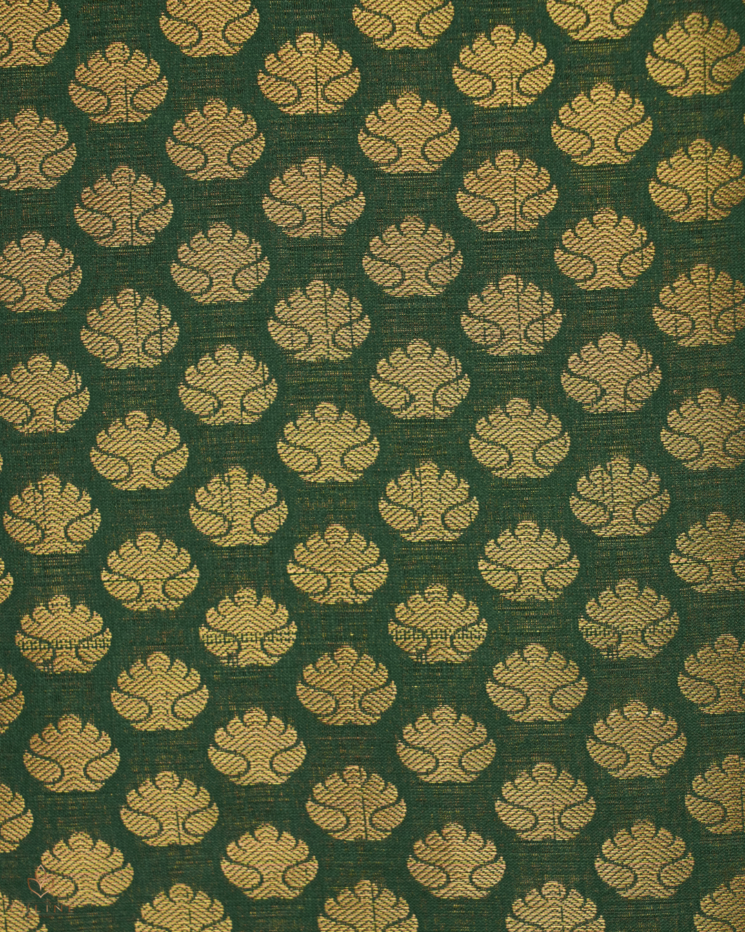 Brocade Fabric - Forest Green - Product Code 10135
