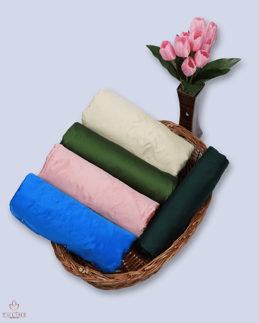 Poly Cotton Fabric - 5 Colors - Product Code 10142 to 10146