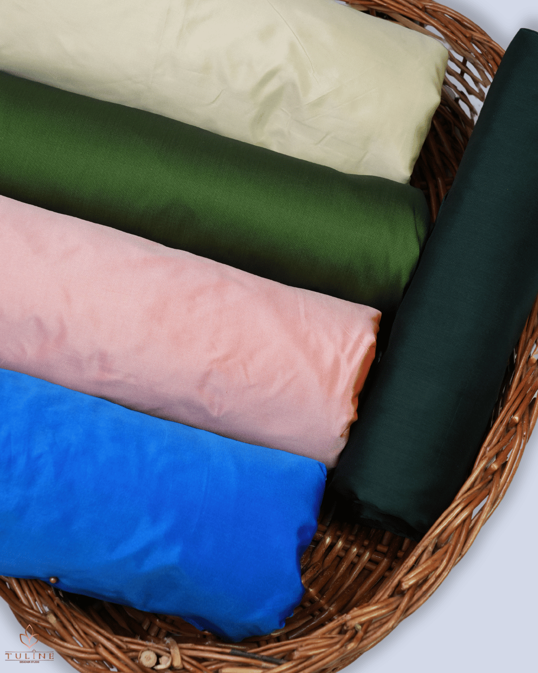 Poly Cotton Fabric - 5 Colors - Product Code 10142 to 10146