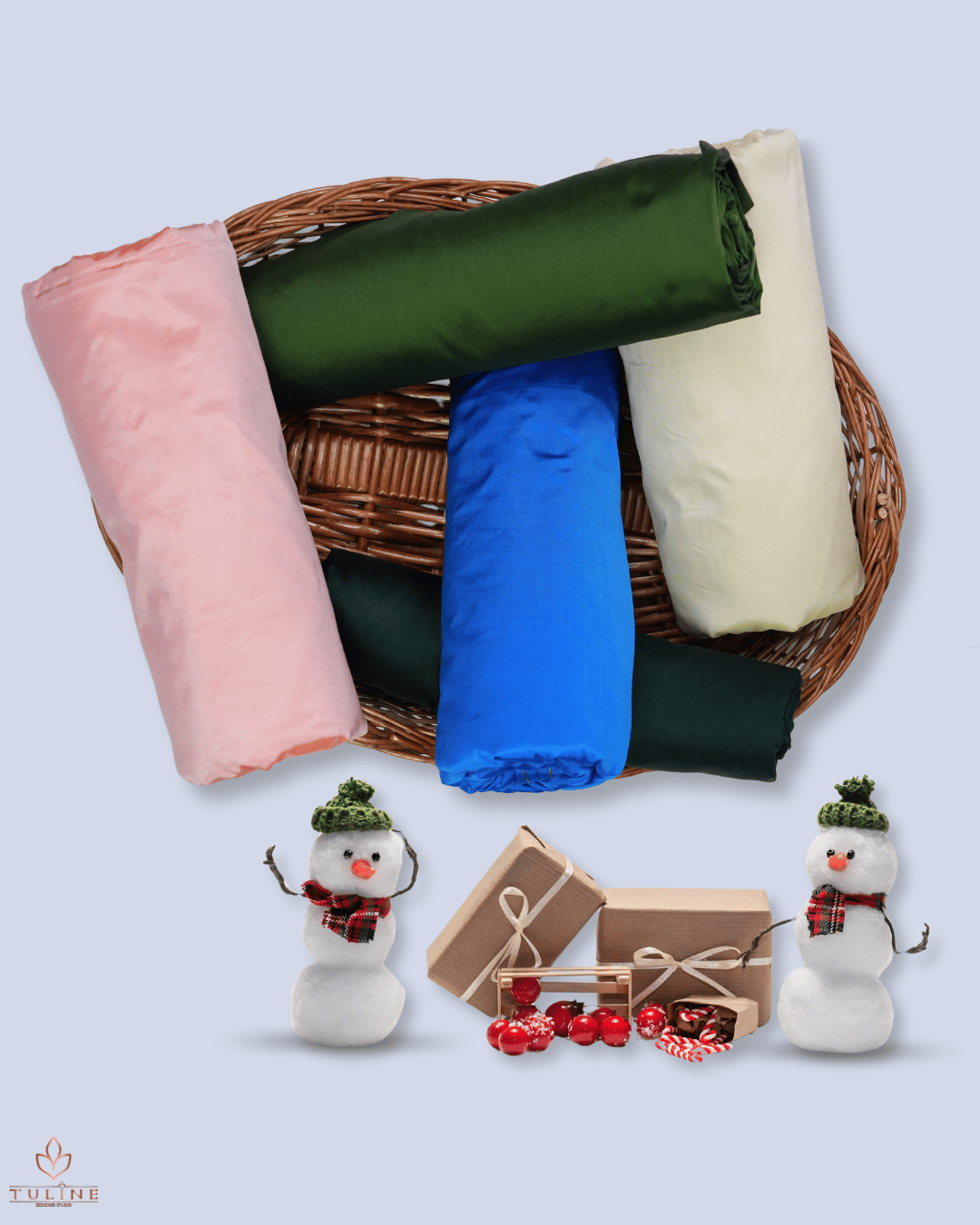 Poly Cotton Fabric - 5 Colors - Product Code 10142 to 10146