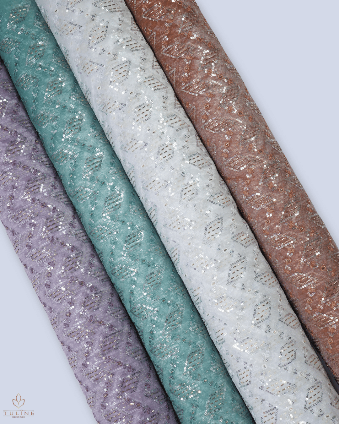 Net Fabric - Silver Mist - Product Code 10210