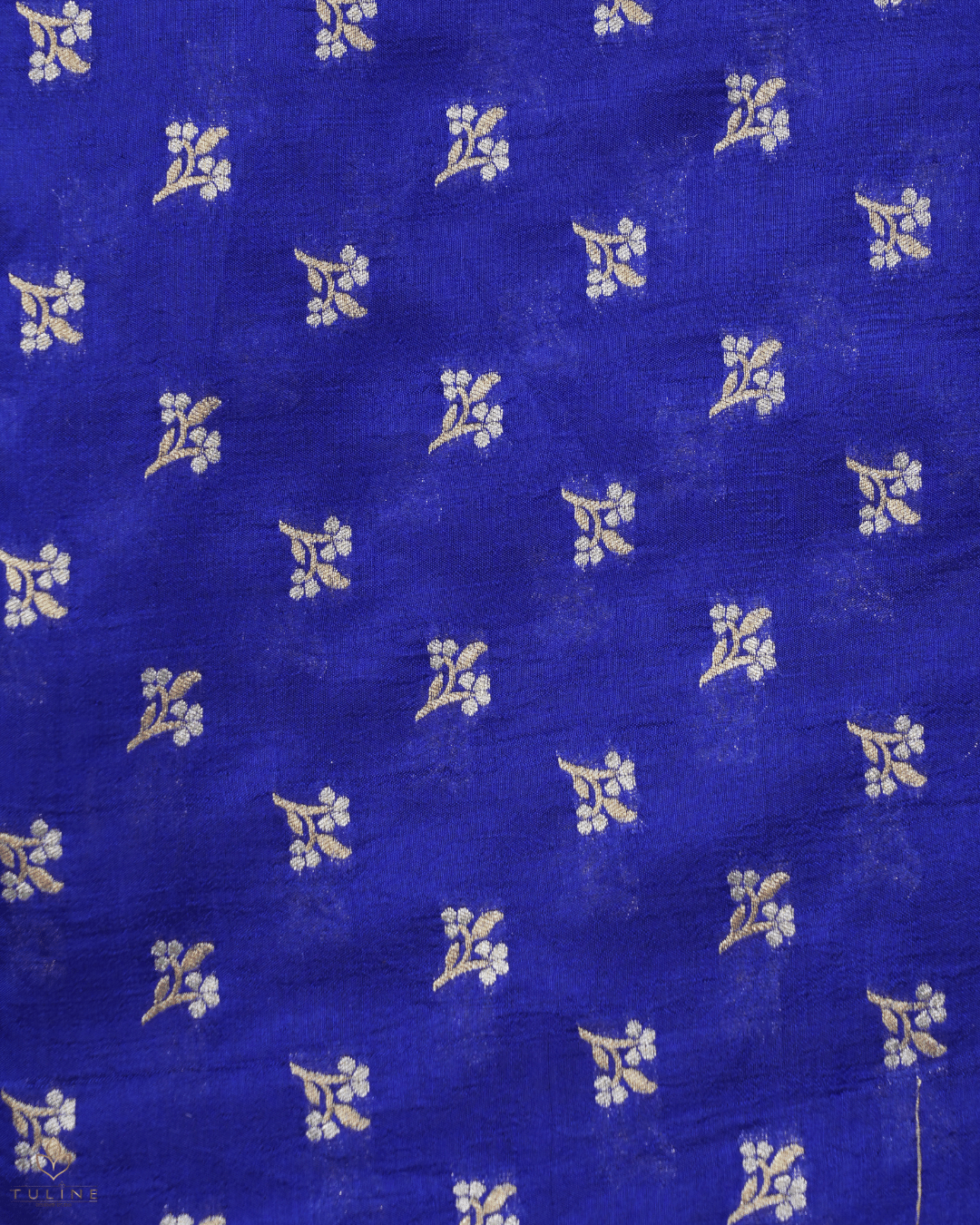 Banarasi Fabric - Royal Blue - Product Code 10246