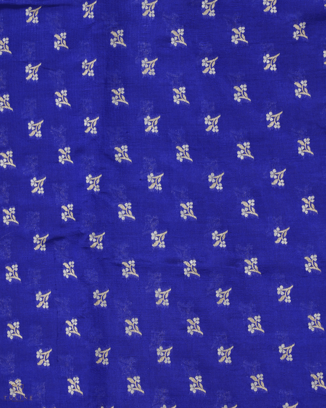 Banarasi Fabric - Royal Blue - Product Code 10246