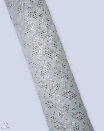 Net Fabric - Silver Mist - Product Code 10210