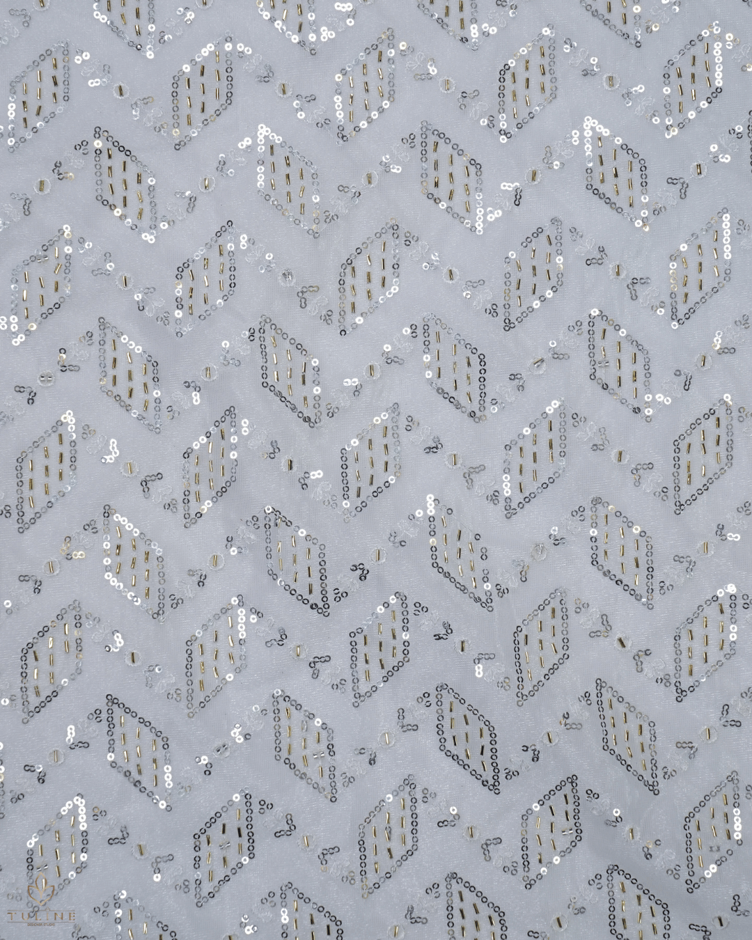 Net Fabric - Silver Mist - Product Code 10210