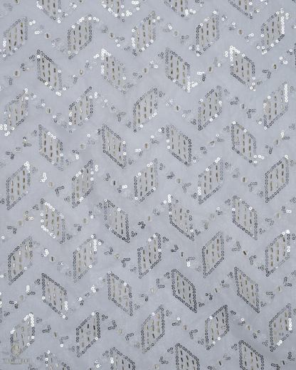 Net Fabric - Silver Mist - Product Code 10210