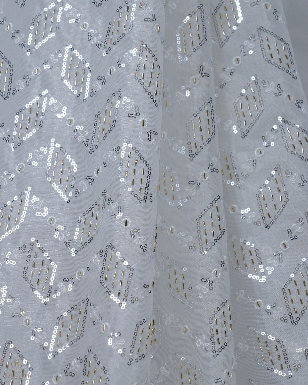 Net Fabric - Silver Mist - Product Code 10210