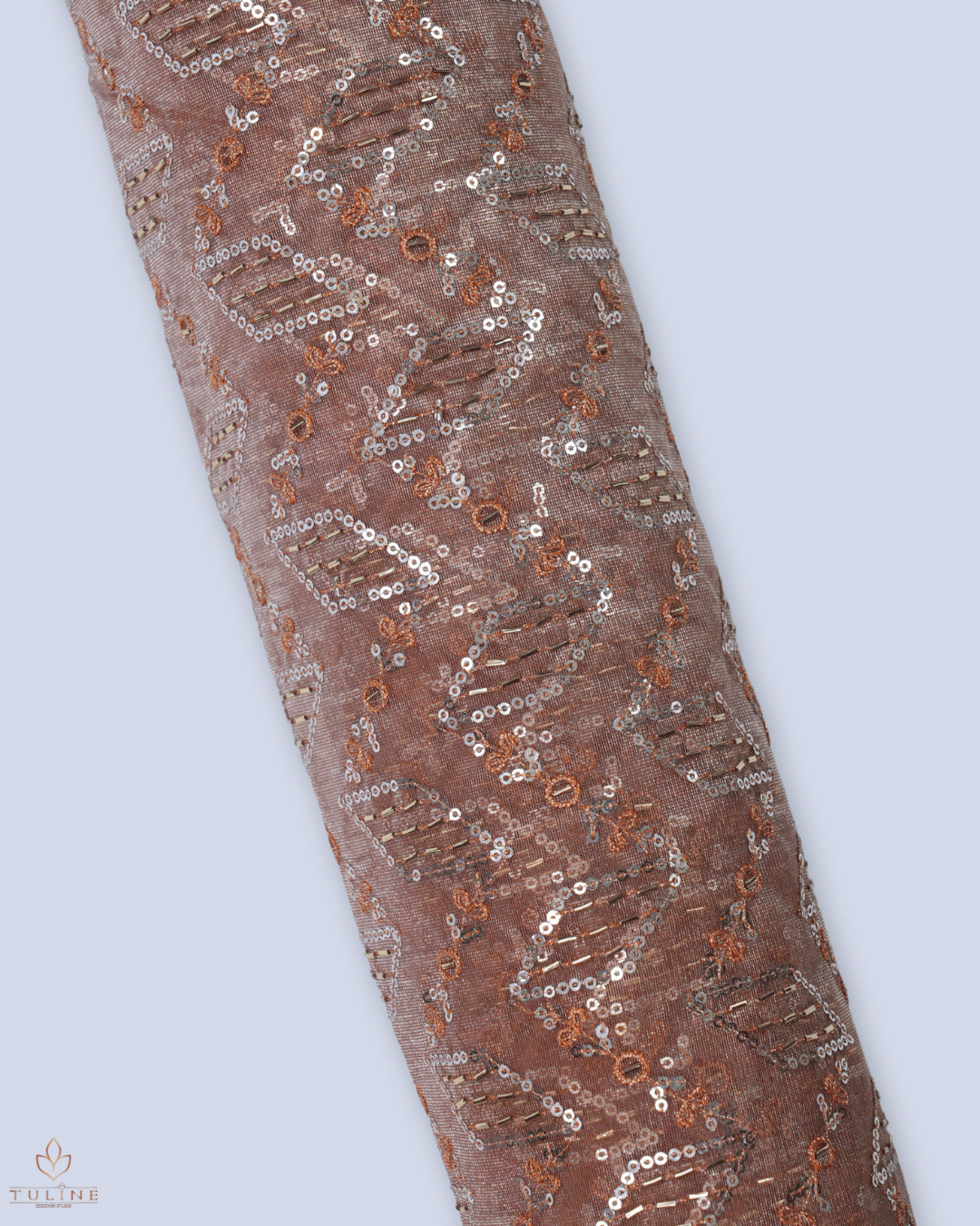 Net Fabric - Terracotta Brown- Product Code 10212