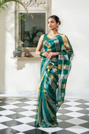 ORGANZA SAREE - SRCM116