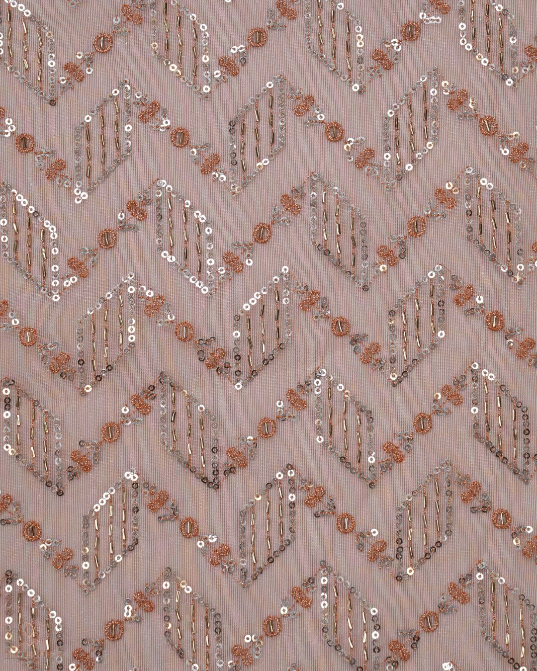 Net Fabric - Terracotta Brown- Product Code 10212