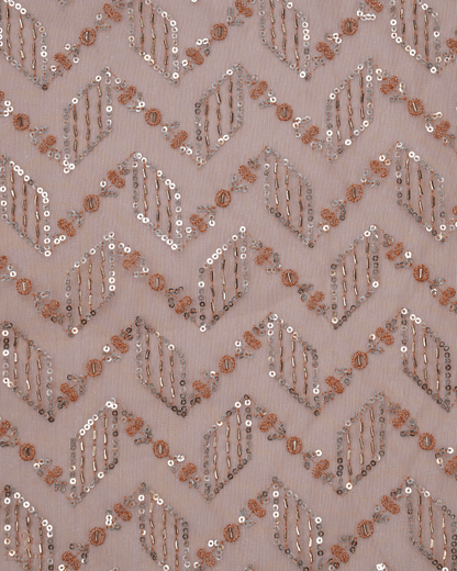 Net Fabric - Terracotta Brown- Product Code 10212