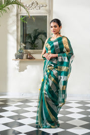 ORGANZA SAREE - SRCM116