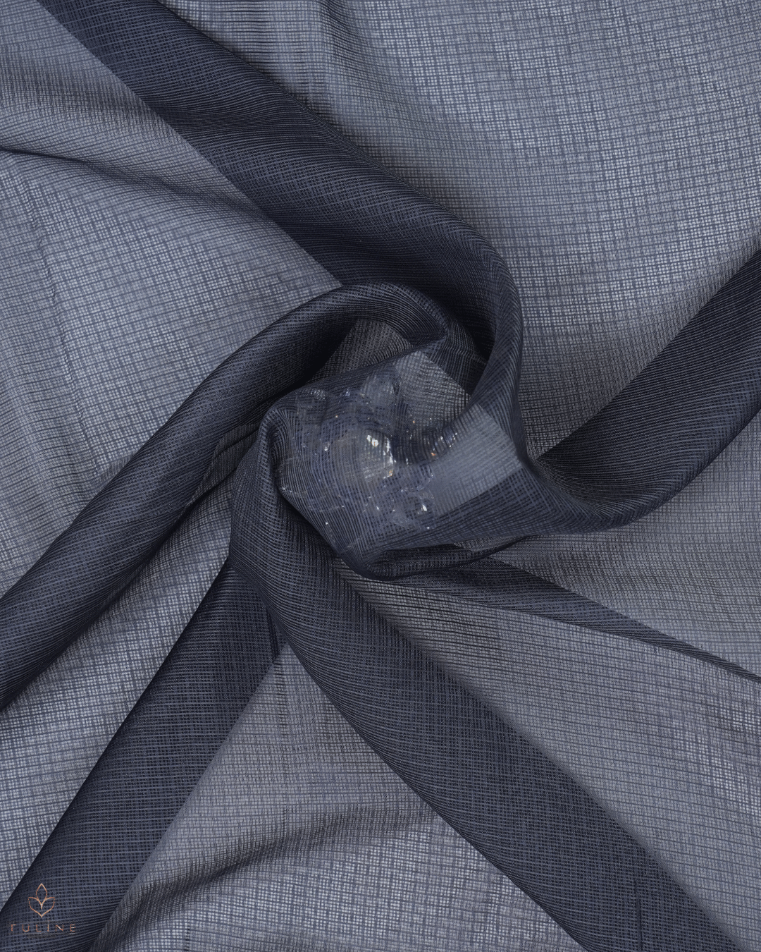 Net Cotta Fabrics - Charcoal Blue - Product Code  10250