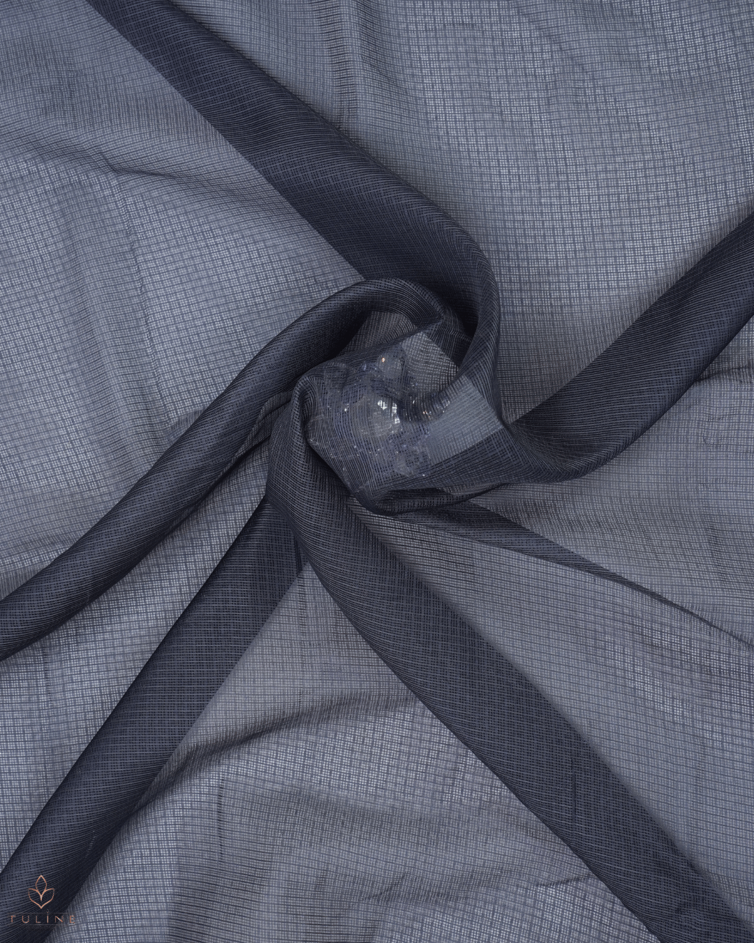 Net Cotta Fabrics - Charcoal Blue - Product Code  10250