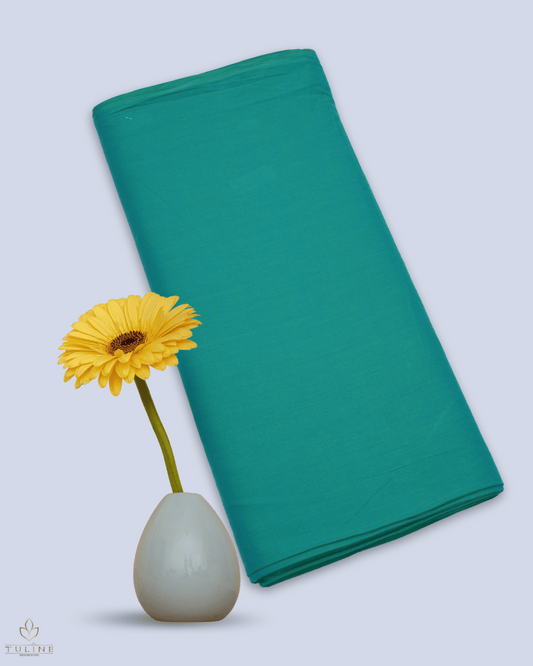Mulmul Cotton - Emarald Green - Product Code 10157