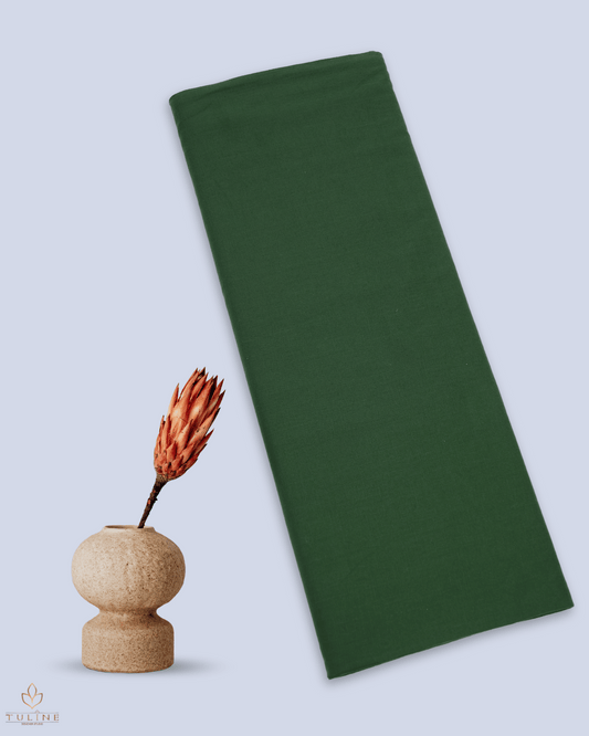 Mulmul Cotton - Forest Green - Product Code 10158