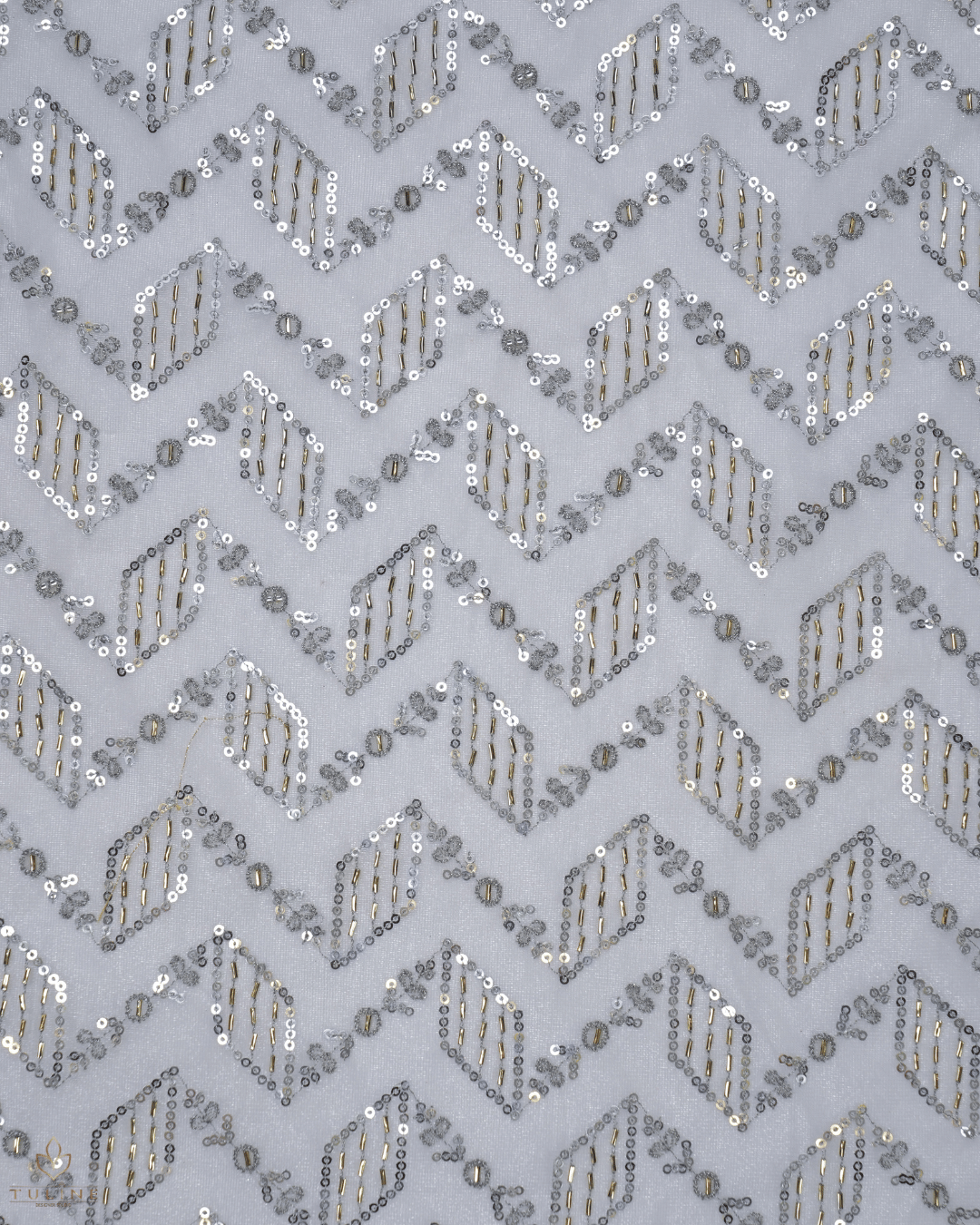 Net Fabric - Silver - Product Code 10215