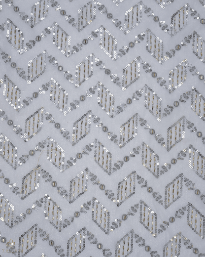 Net Fabric - Silver - Product Code 10215