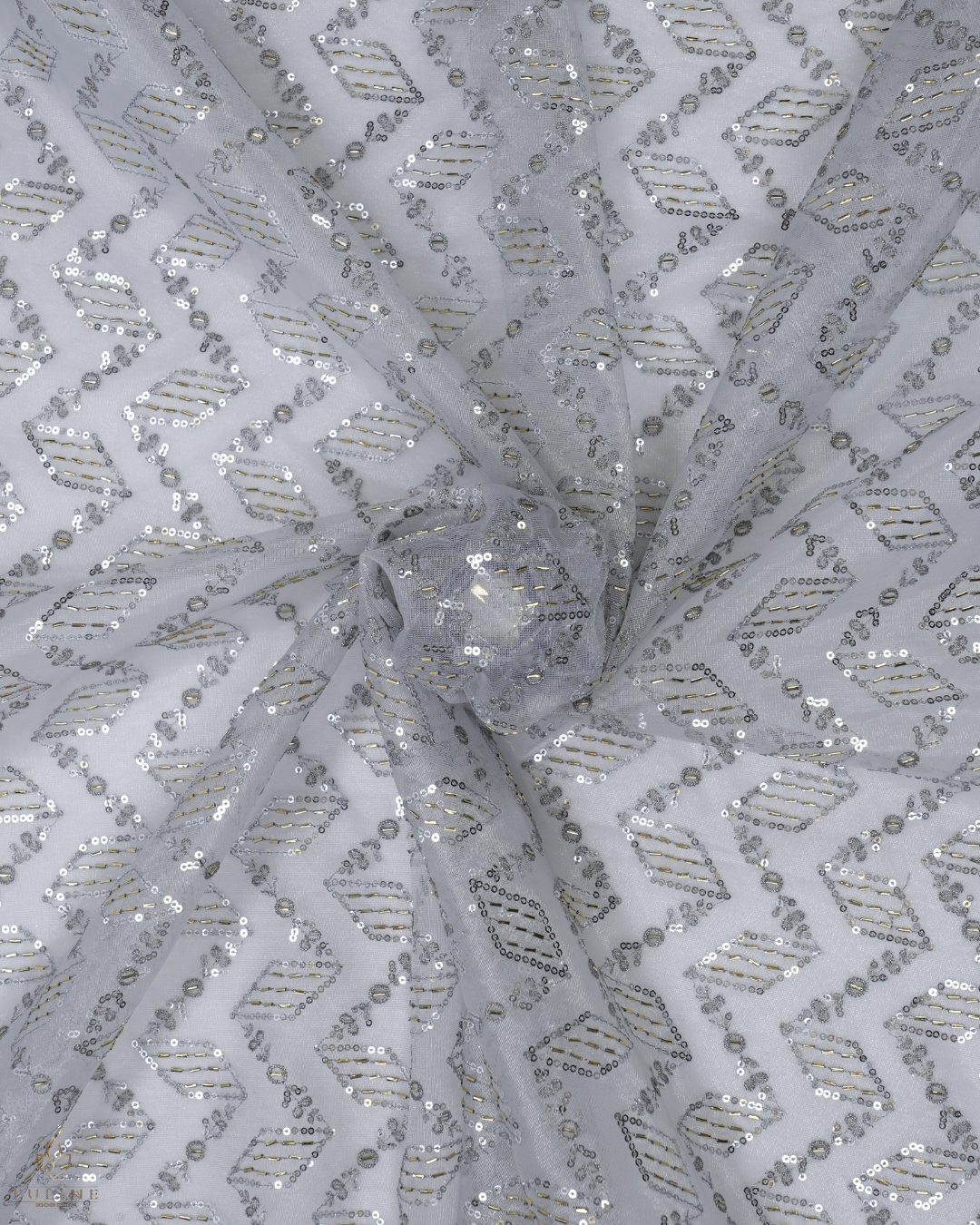 Net Fabric - Silver - Product Code 10215
