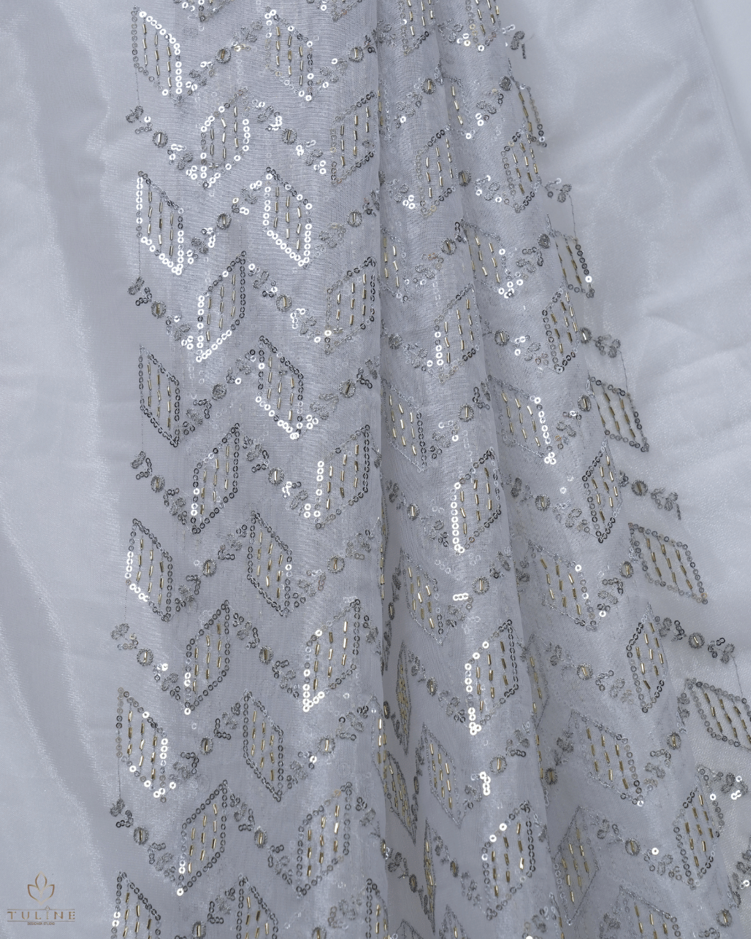 Net Fabric - Silver - Product Code 10215