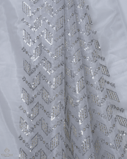 Net Fabric - Silver - Product Code 10215
