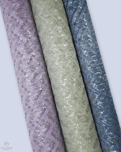 Net Fabric - Cool Mist Blue - Product Code 10218