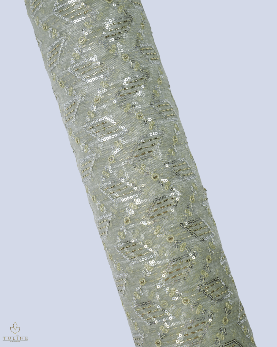 Net Fabric - Stone Green - Product Code 10217