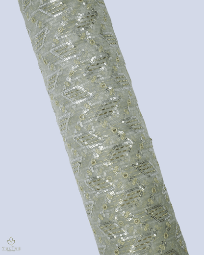 Net Fabric - Stone Green - Product Code 10217