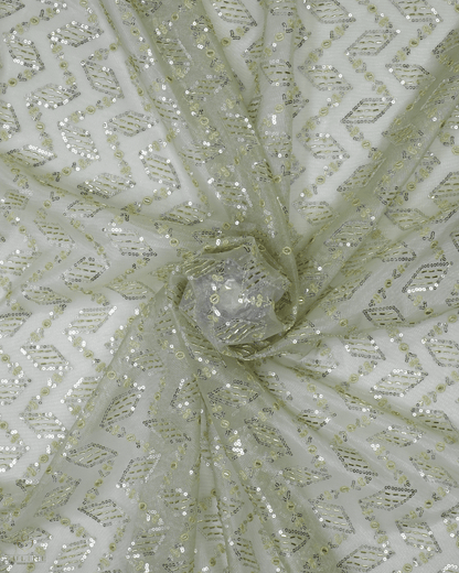 Net Fabric - Stone Green - Product Code 10217