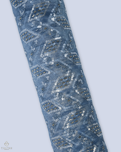 Net Fabric - Cool Mist Blue - Product Code 10218