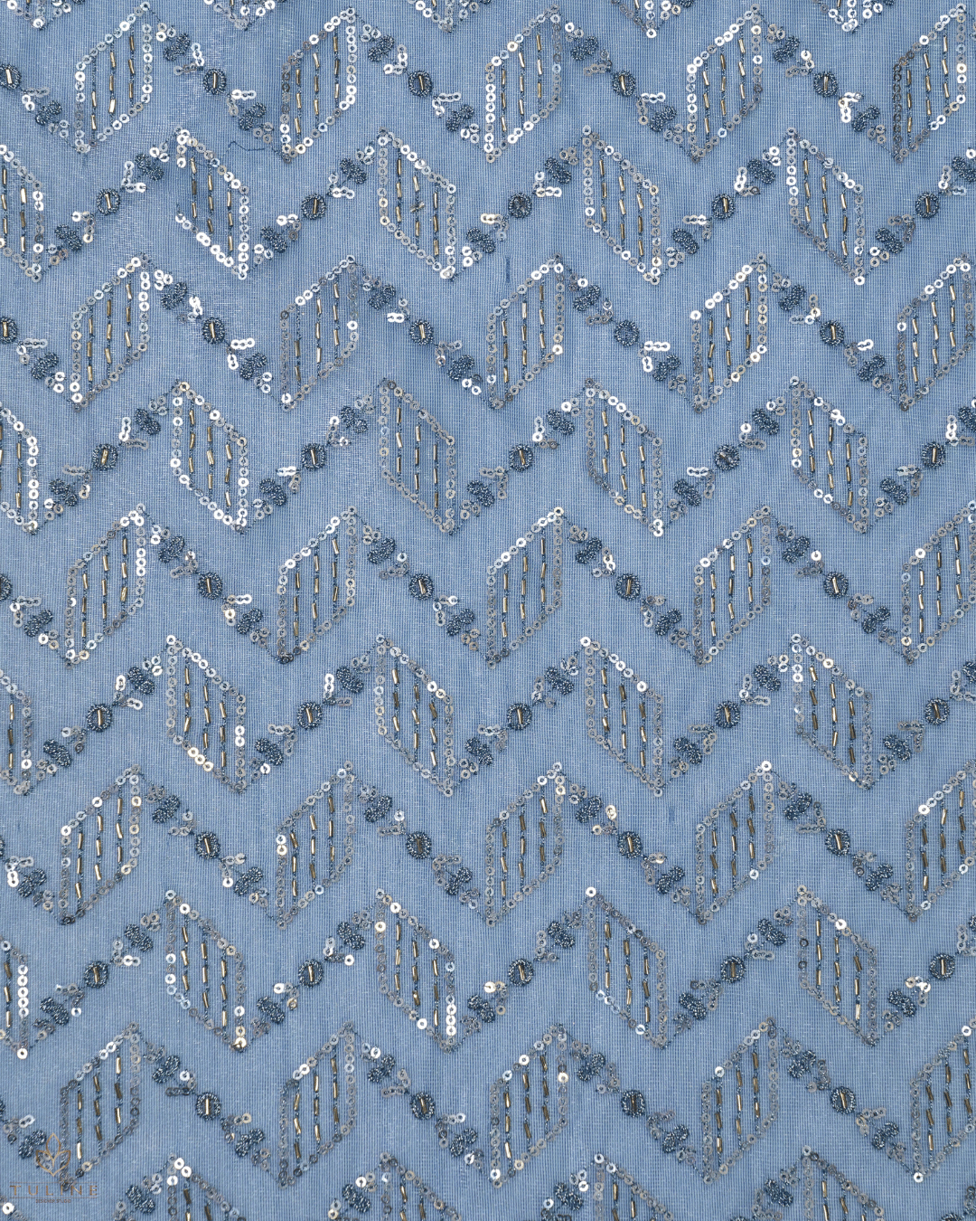 Net Fabric - Cool Mist Blue - Product Code 10218
