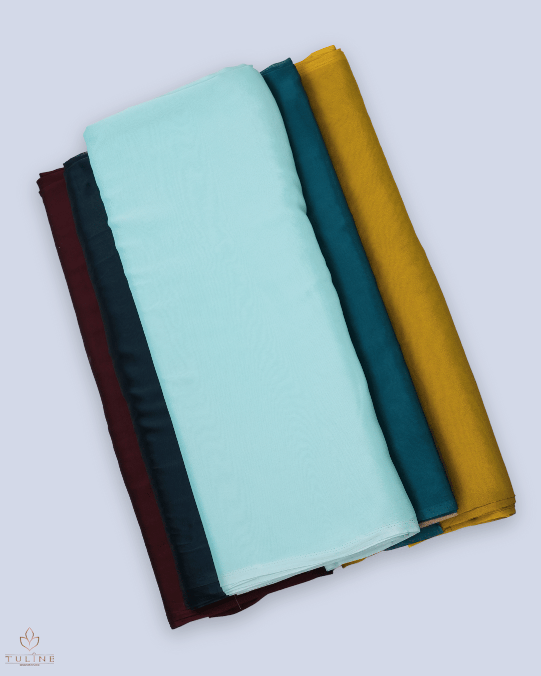 Chiffon Fabric - Deep Teal Blue - Product Code 10377