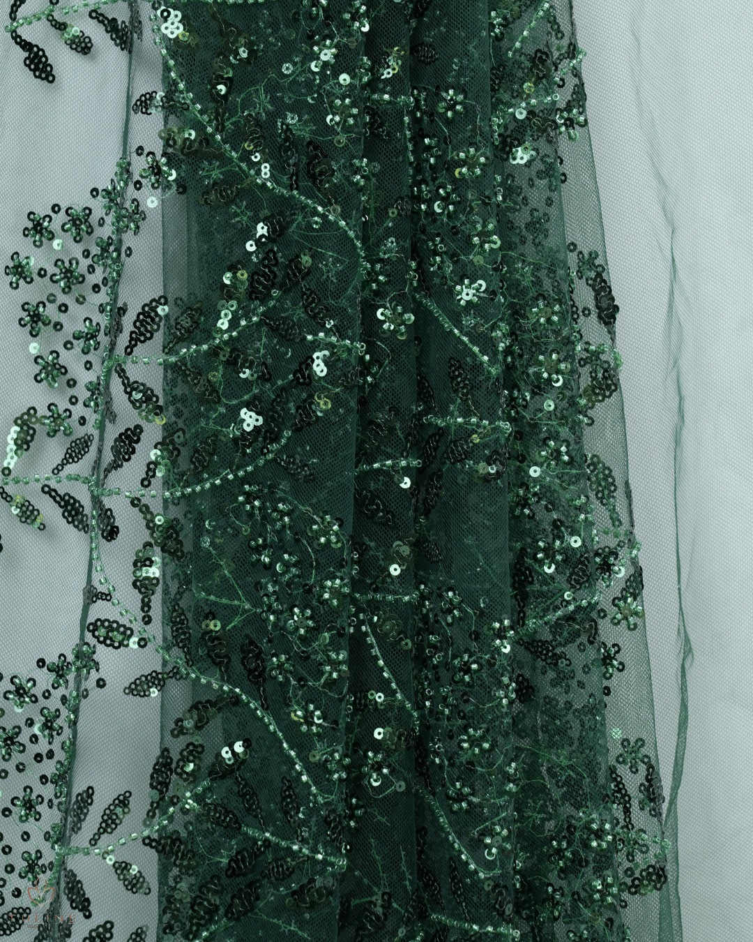Heavy Net Fabric - Forest Green - Product Code 10379